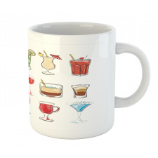 Alcoholic Drinks Art Mug