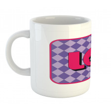 Laugh out Loud Checkered Mug