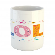 Message Expression Floral Mug