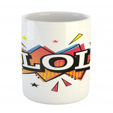 Speech Bubble Colorful Stars Mug