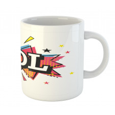 Speech Bubble Colorful Stars Mug