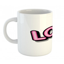 Retro Letters Vintage Pop Art Mug