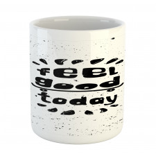 Grunge Words Skateboard Mug