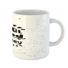 Grunge Words Skateboard Mug