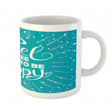 Retro Style Design Stars Mug