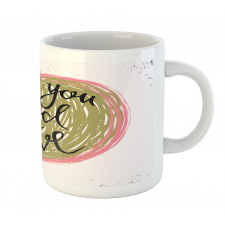 Valentines Day Sketch Art Mug