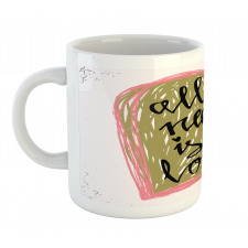 Valentines Day Sketch Art Mug