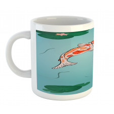 Japanese Koi Swimming Pond Mug