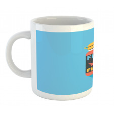 Pet Fish Feed Flat Mug