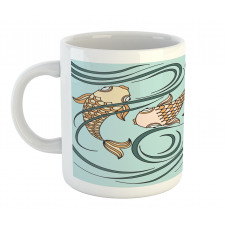 Floating Fish in the Sea Mug