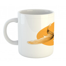 Sketchy Graphic Orange Dot Mug