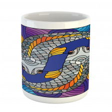 Stained Glass Style Fish Mug