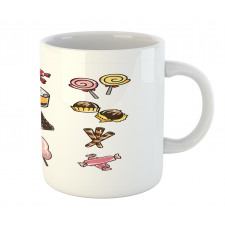 Cartoon Various Candies Mug