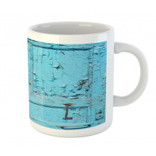 Cracked Old Painted Door Mug