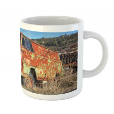 Damaged Old Green Van Mug