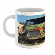 Damaged Old Green Van Mug