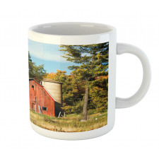 Old Barn Silo with Trees Mug