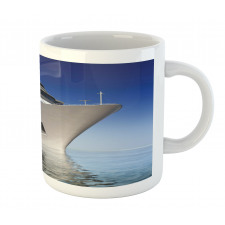 White Ship on the Water Mug