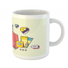 Suitcase Travel Accessories Mug