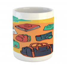 Hand-drawn Art Paper Plane Mug