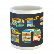 Lets Go Touristic Places Mug