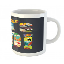 Lets Go Touristic Places Mug