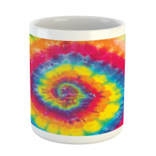 Abstract Colorful Batik Mug