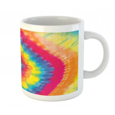 Abstract Colorful Batik Mug