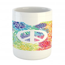 T-Shirt Design Hippie Style Mug