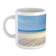 Wooden Decking Sea Mug