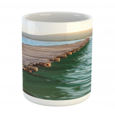 Wood Bridge Pier Sea Mug