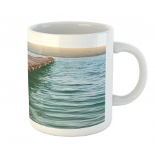 Wood Bridge Pier Sea Mug