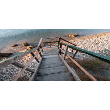 Wooden Stairs Greece Mug