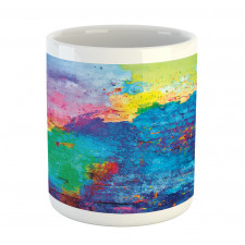 Vibrant Graffiti Spray Mug