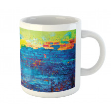 Vibrant Graffiti Spray Mug