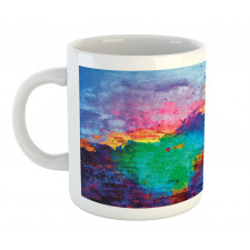 Vibrant Graffiti Spray Mug