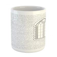 Sketch Gothic Window Mug