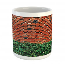 Wall with Green Leaves Mug