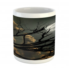 Bare Branches and Full Moon Mug