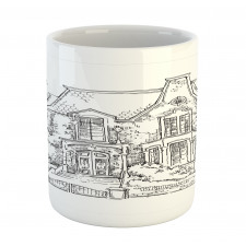 Gothic Mansion Art Mug