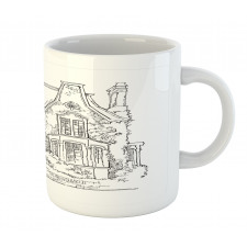 Gothic Mansion Art Mug