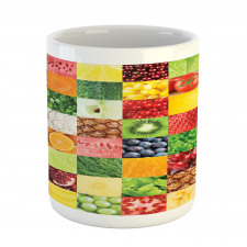 Healthy Fresh Food Squares Mug