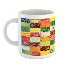 Healthy Fresh Food Squares Mug