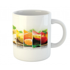 Colorful Juicy Fresh Fruits Mug