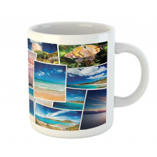 Tropical Holiday Polaroids Mug