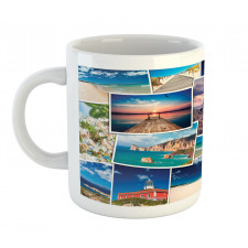 Tropical Holiday Polaroids Mug