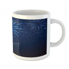 Fireworks at Night Sky Mug