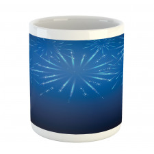 Celebration Elements on Blue Mug