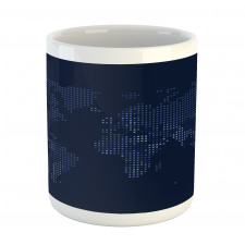 Modern World Web Dots Mug