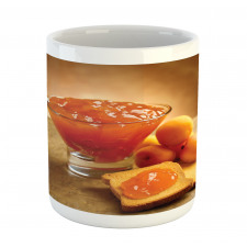 Juicy Apricot Jam and Bread Mug